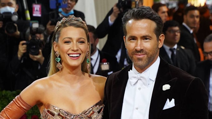 Blake Lively and Ryan Reynolds at the 2022 Met Gala