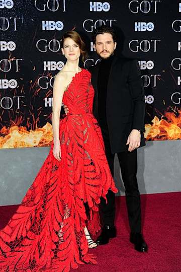 Trivdaily - Kit Harington And Rose Leslie Expecting Second Baby 58 Kit Harington Rose Leslie Red Carpet Event