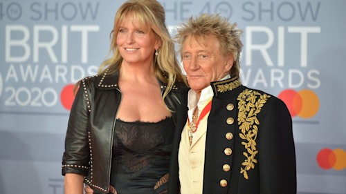 Rod Stewart's wife Penny Lancaster reveals how her son is taking after his dad in behind-the-scenes photo