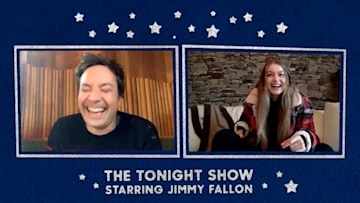 Gigi Hadid has a Zoom call with Jimmy Fallon