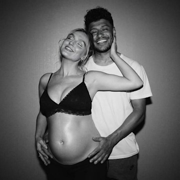 Perrie Edwards smiles as she announces her pregnancy