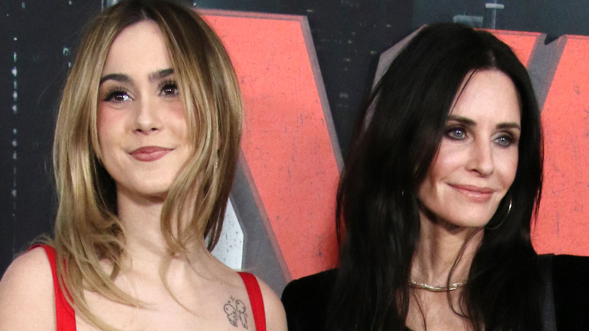 Courteney Cox stuns in vampy mini dress - wait 'til you see her lookalike  daughter Coco | HELLO!