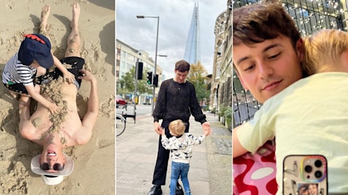 10 of the sweetest photos of Tom Daley and Dustin Lance Black with son Robbie