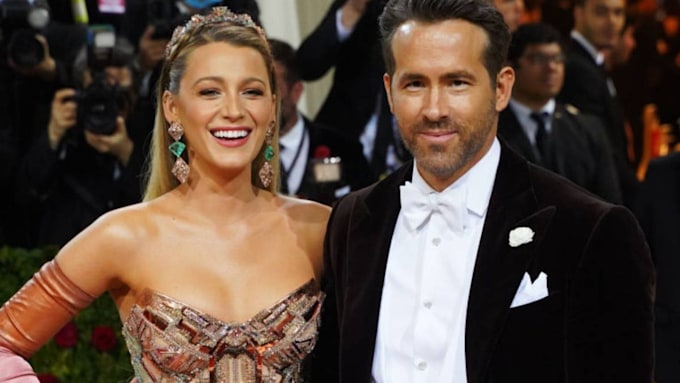 Blake Lively with her husband Ryan Reynolds