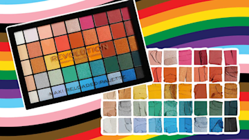 revolution beauty pride rainbow eyeshadow palette