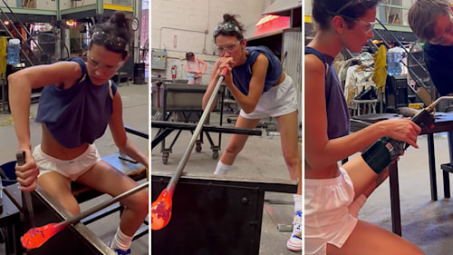 Bella Hadid sports white boxer shorts for her unconventional new hobby