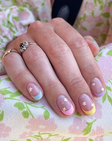 Pastel tip nails: how to get the look at home according to a nail expert |  HELLO!