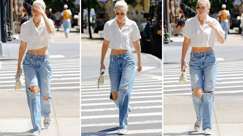 Gigi Hadid has just schooled us in how to wear low-rise jeans again
