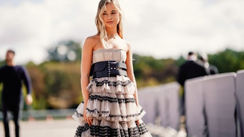 Lady Amelia Windsor breaks Queen's mourning period to attend London Fashion Week show