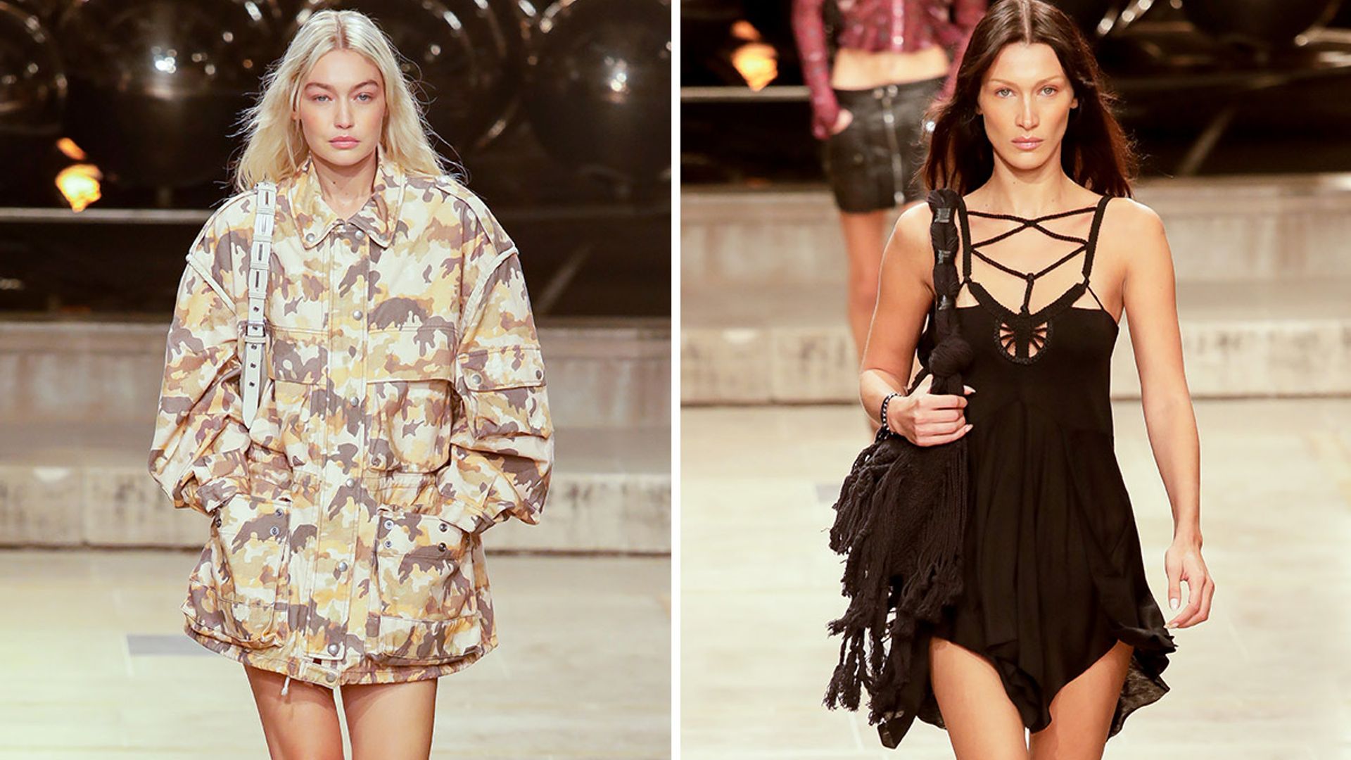 Bella and Gigi Hadid team up on the runway at Isabel Marant's SS23