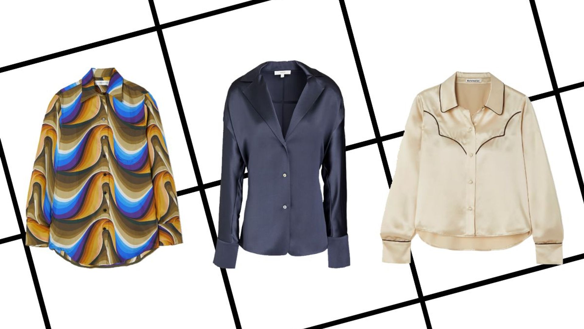 10 of the best silk shirts to wear all party season shop now HELLO!