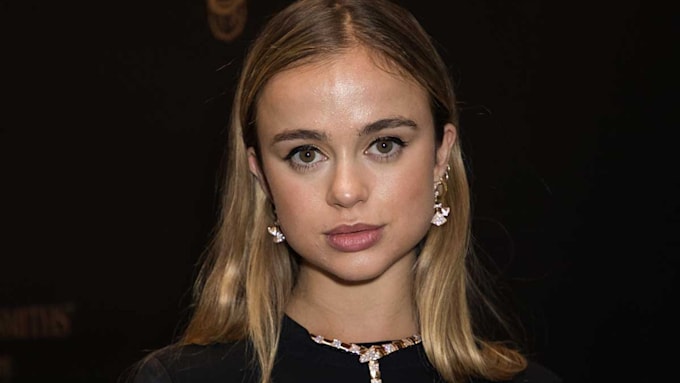Prince Harrys Cousin Lady Amelia Windsor Stuns In Perfect Pinstripe