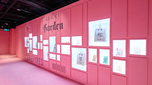 You can now take a virtual tour of the Gucci Gardens exhibition in Florence