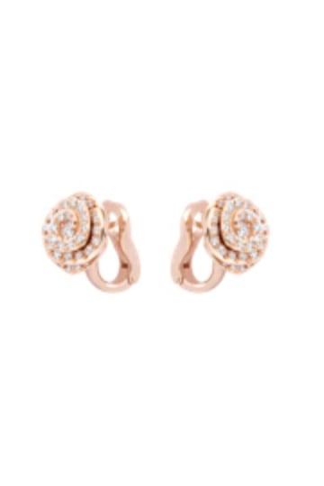 Rose gold Dior earrings