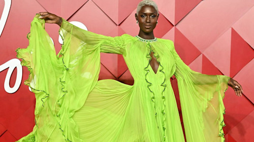 Jodie Turner-Smith is a green goddess in Gucci for Fashion Awards 2022