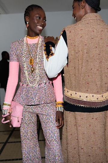 Chanel’s 2022/23 Métiers d'art collection in Dakar backstage