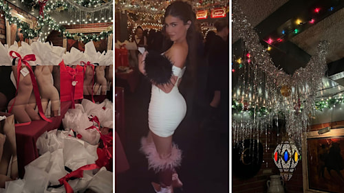 The Kardashian-Jenners had an office Christmas party and the outfits were next level (obviously)