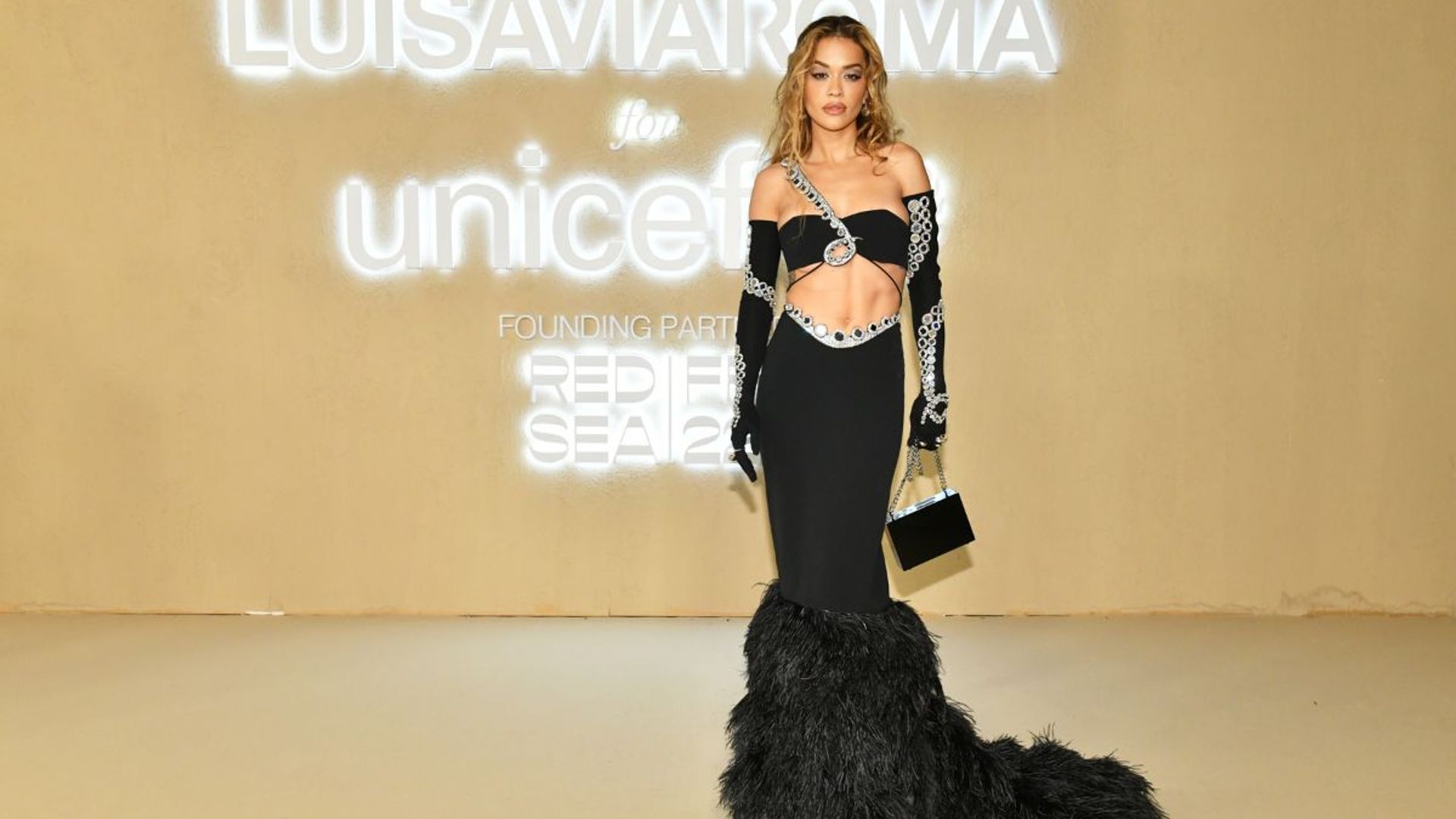 Rita Ora gave ‘mermaidcore' a black tie makeover at UNICEF gala with husband Taika Waititi