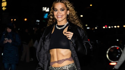 Rita Ora just showed off her £500,000 engagement ring for the first time