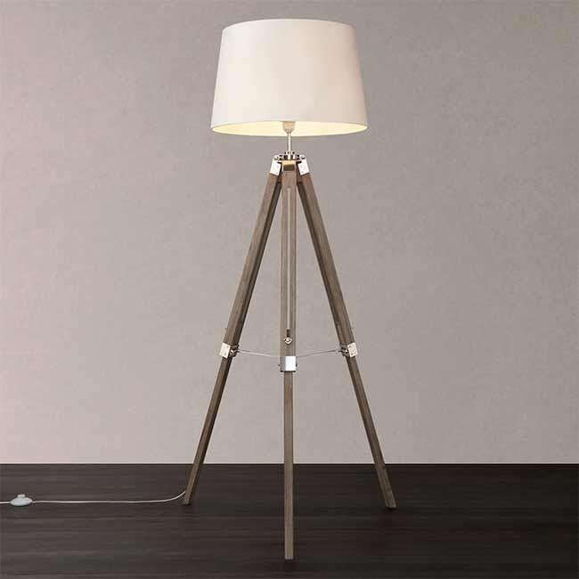 Dupe Of This Popular John Lewis Lamp, Tripod Floor Lamp With Shelves Aldi