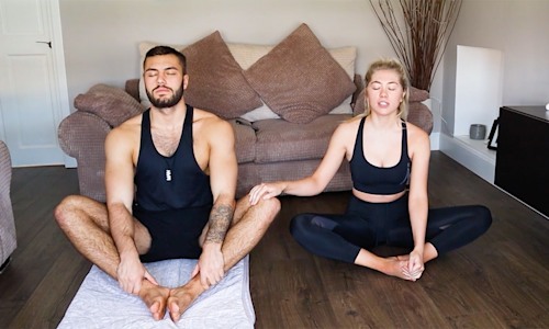 A day in the life of Love Island winners Paige Turley and Finley Tapp: watch their self-isolation video