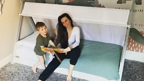 Hollyoaks actress Jennifer Metcalfe unveils her chic bedroom as she decorates in lockdown