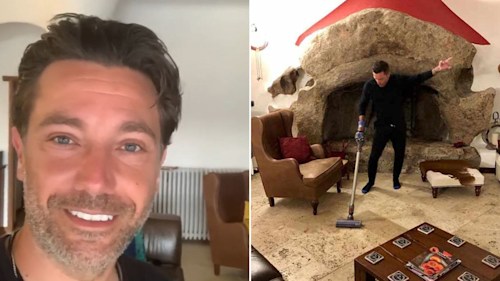 Gino D'Acampo reveals stunning rustic living room inside Sardinian home
