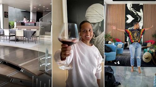 Alicia Keys stuns fans with mind-blowing video inside £15.8million home