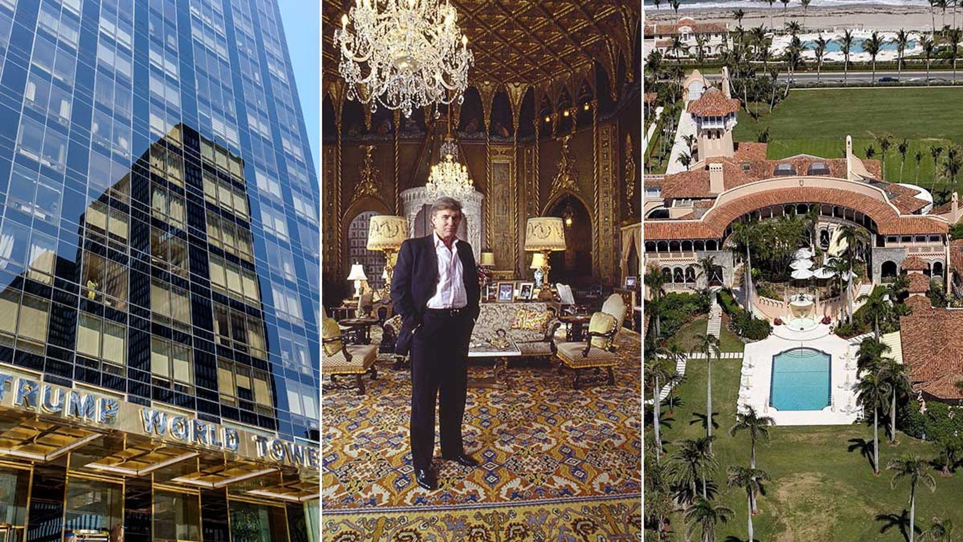 Donald Trump's Astonishing Homes Revealed: Where He Will Live With ...