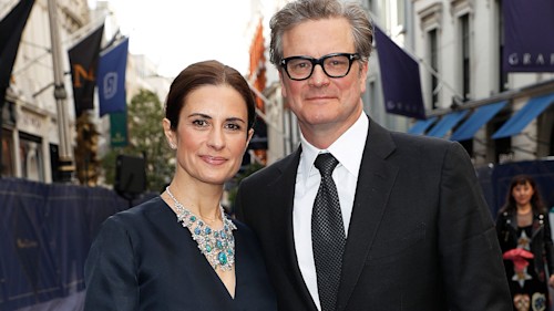 Where does Colin Firth live since his split with Livia Giuggioli?