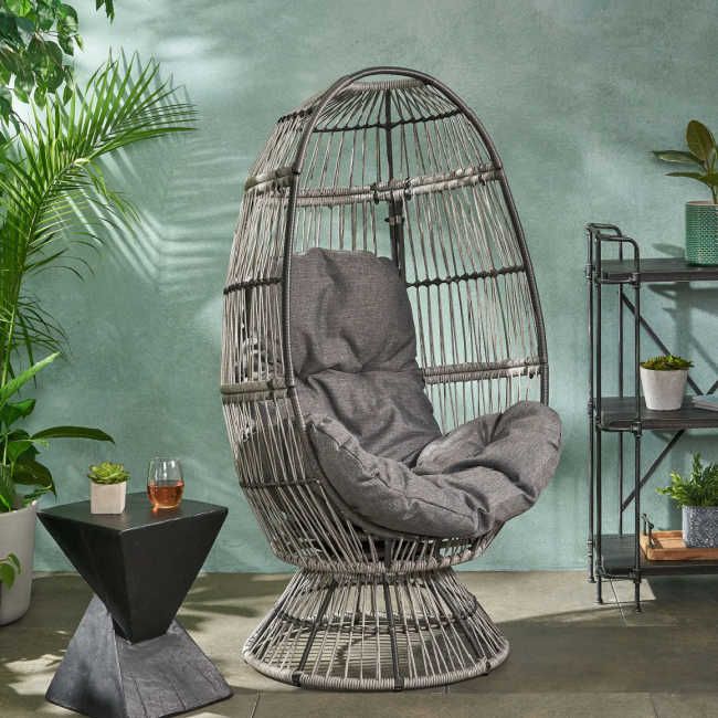 christopher knight hanging egg chair