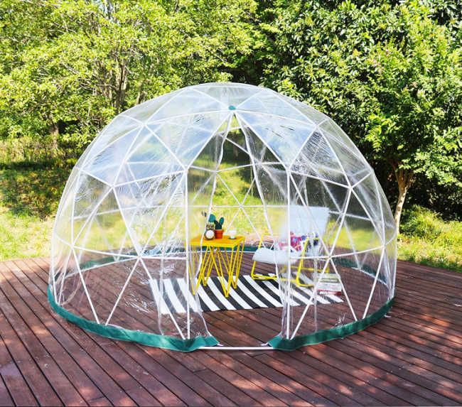 Grow Domes Plastic Dome Protective Covers for Outdoors Garden Naysku Reusable Garden Dome 4 cm Mini Garden Plant Dome Transparent Humidity Dome 