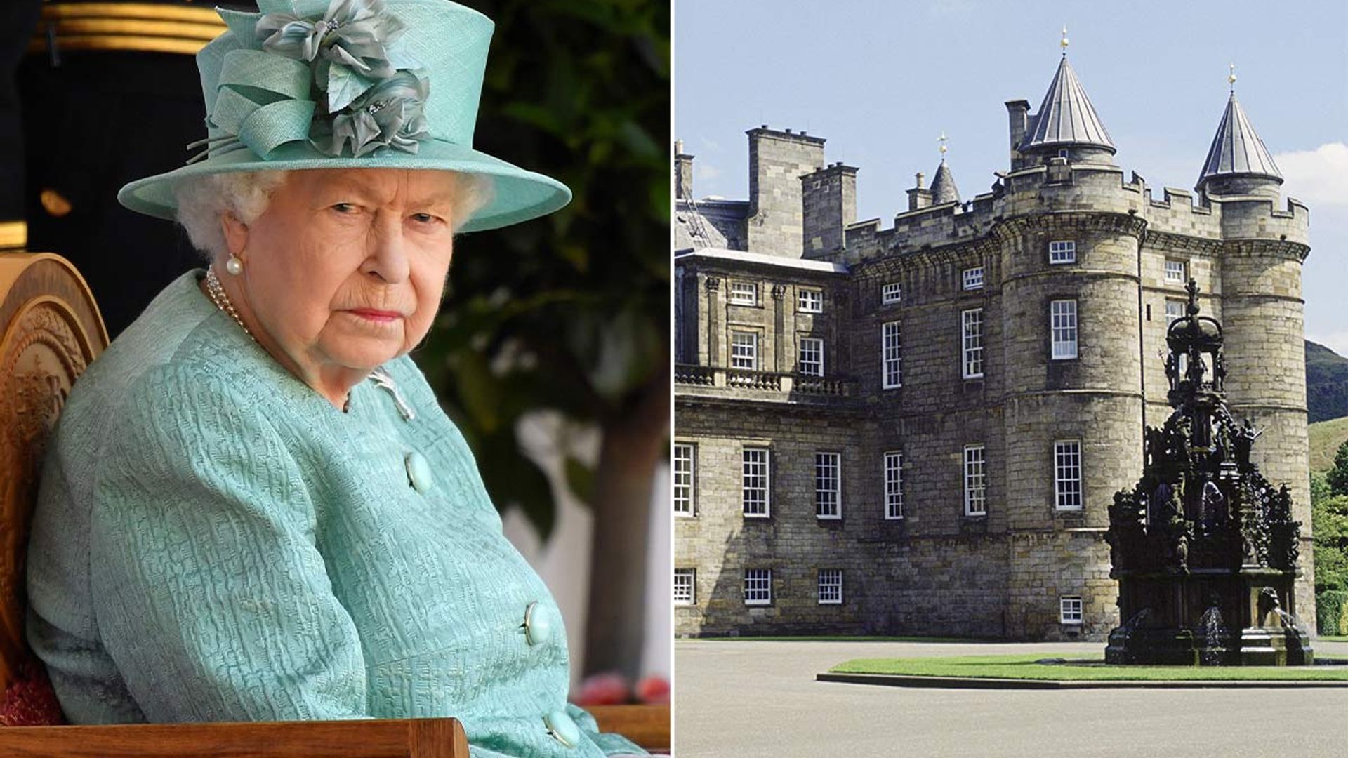 The Queen S Scottish Mansion Is Breathtaking In Rare Photo HELLO   The Queen Holyroodhouse T 