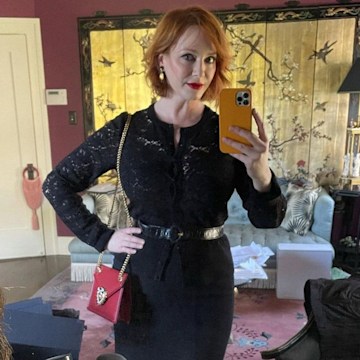 Christina Hendricks' eclectic home is a feast for the eyes – photos ...