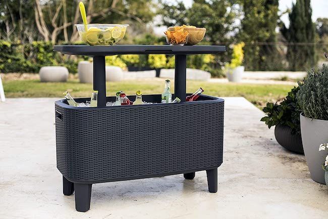 Details about   Garden Bar Cooler Large Drinks Storage BBQ Party Table Beer Ice Bottles Patio 