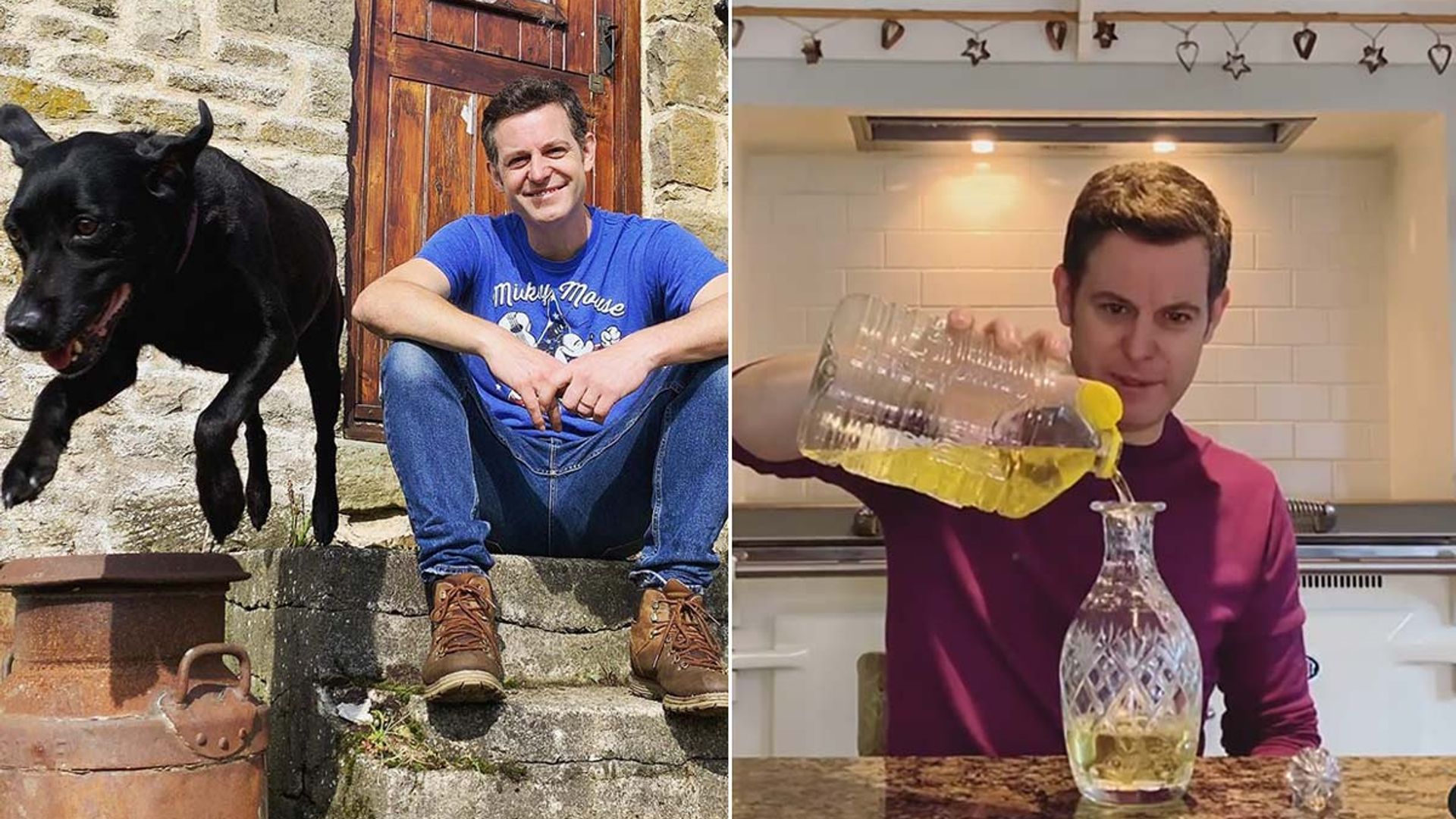 Matt Baker and wife Nicola's private farmhouse they left behind after