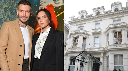 Victoria and David Beckham's huge kitchen at £31m mansion needs its own ladder