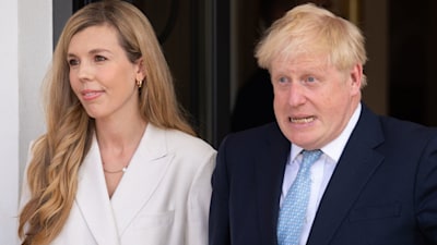 Where will Boris and Carrie Johnson live with their two young children?