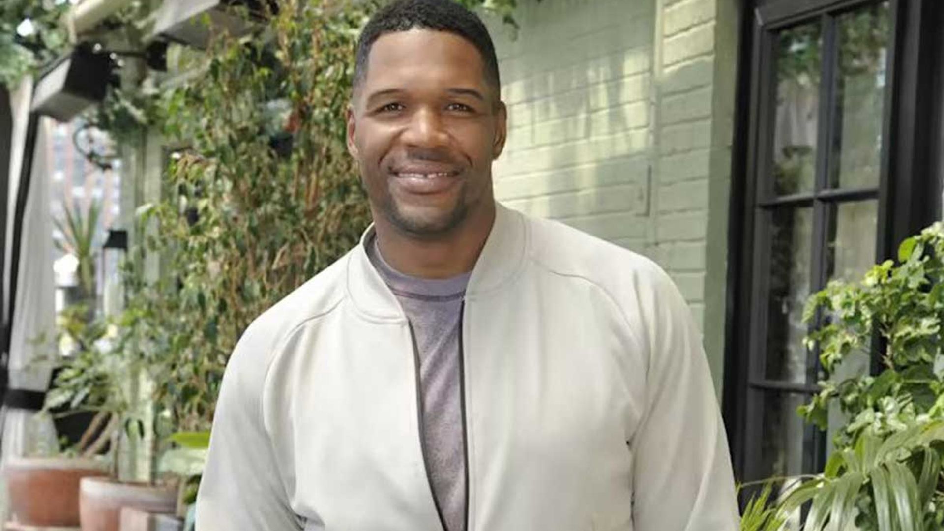 GMA’s Michael Strahan shares rare glimpse inside huge garden in family home in NYC