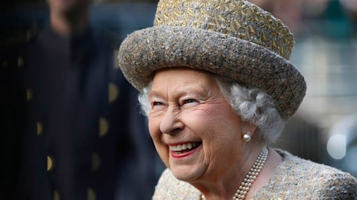 The Queen unexpectedly leaps inside Balmoral Castle in unearthed photo