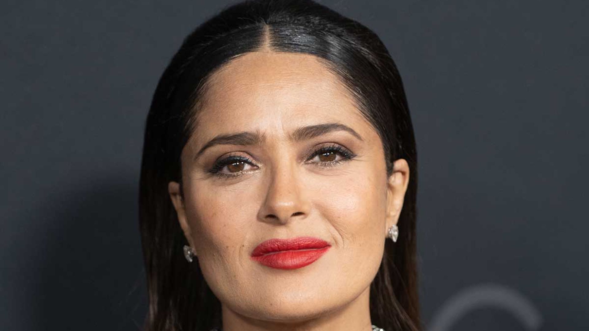 Salma Hayek Dons Stripped Back Look In Terrifying New Home Video Hello 