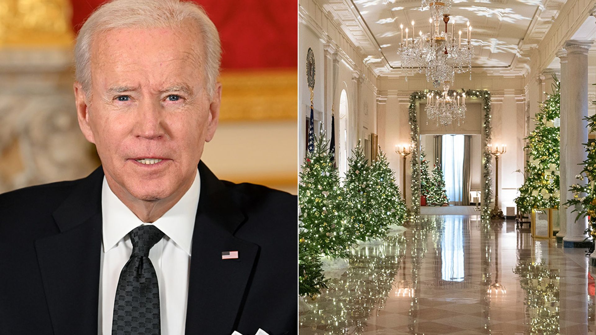 Joe Biden makes major change to White House Christmas decorations HELLO!