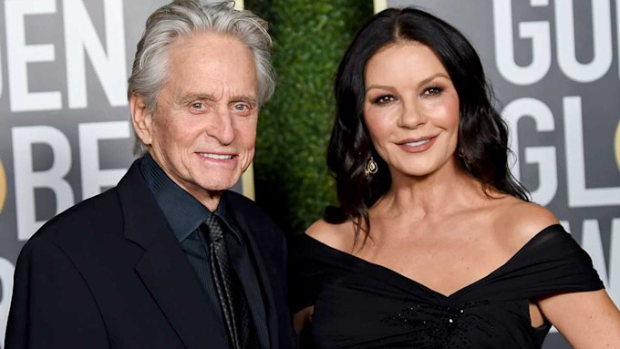 catherine zeta jones michael douglas golden globes