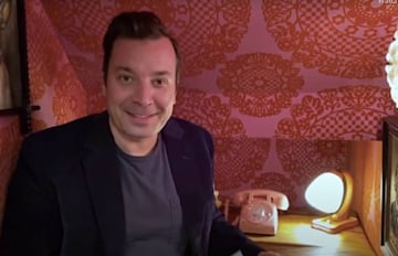Jimmy Fallon at his home in the Hamptons