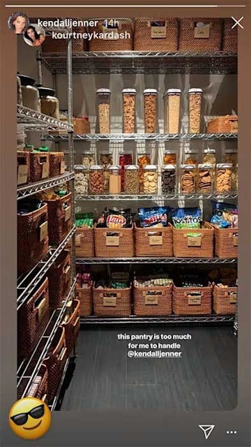 Kendall Jenner's pantry