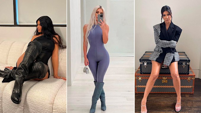 Kylie Jenner, Kim Kardashian and Kourtney Kardashian