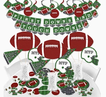 best super bowl party essentials banners streamers kit