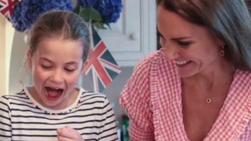 Princess Kate bakes with all three kids at home in sweet video