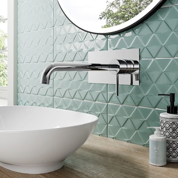 Bathroom Mountain textured wall tiles