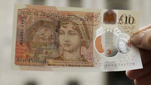 The new £10 note featuring Jane Austen is available today